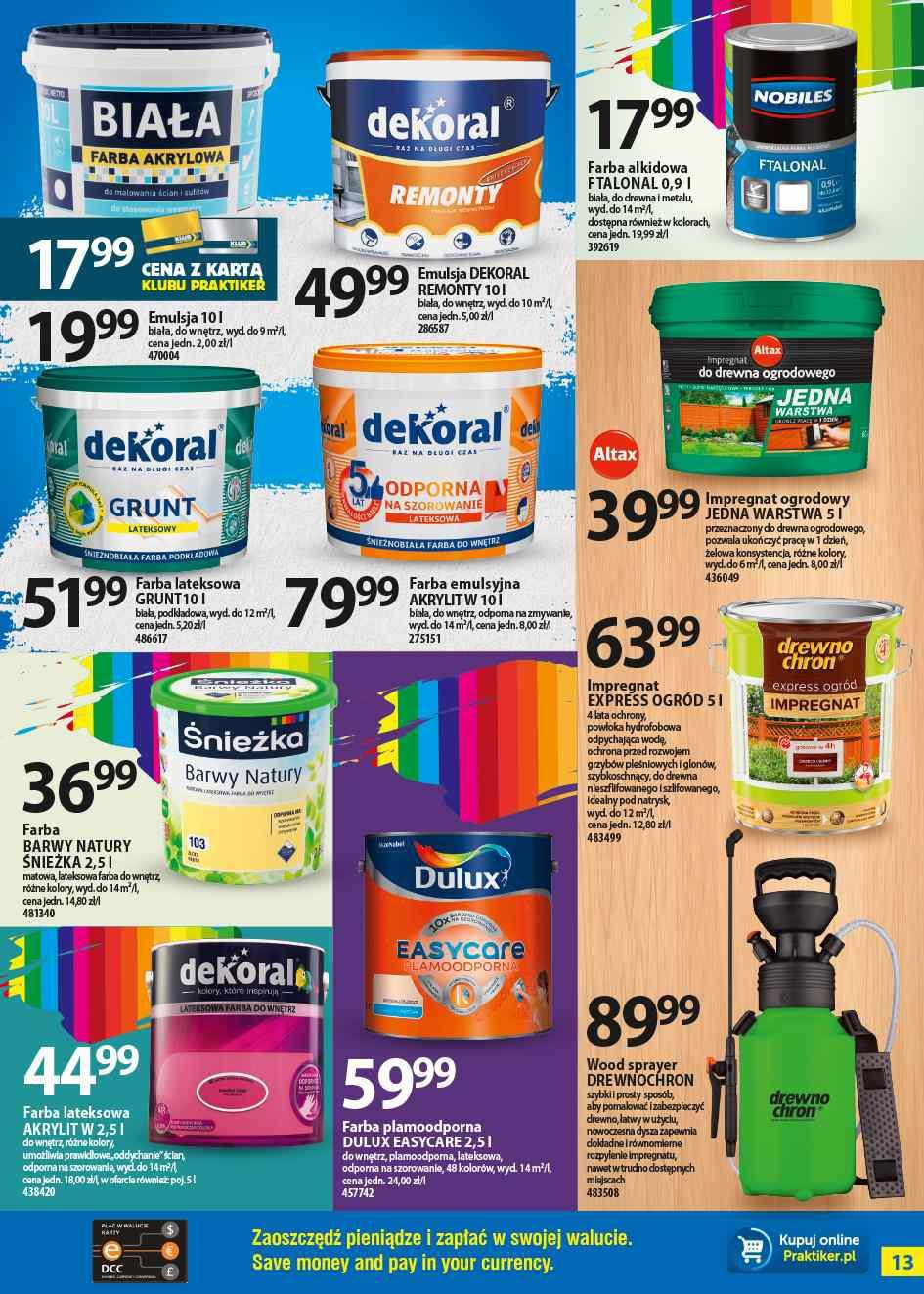 Gazetka promocyjna Praktiker str. 13