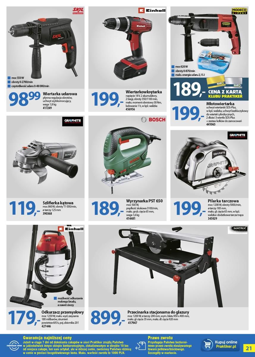 Gazetka promocyjna Praktiker str. 21