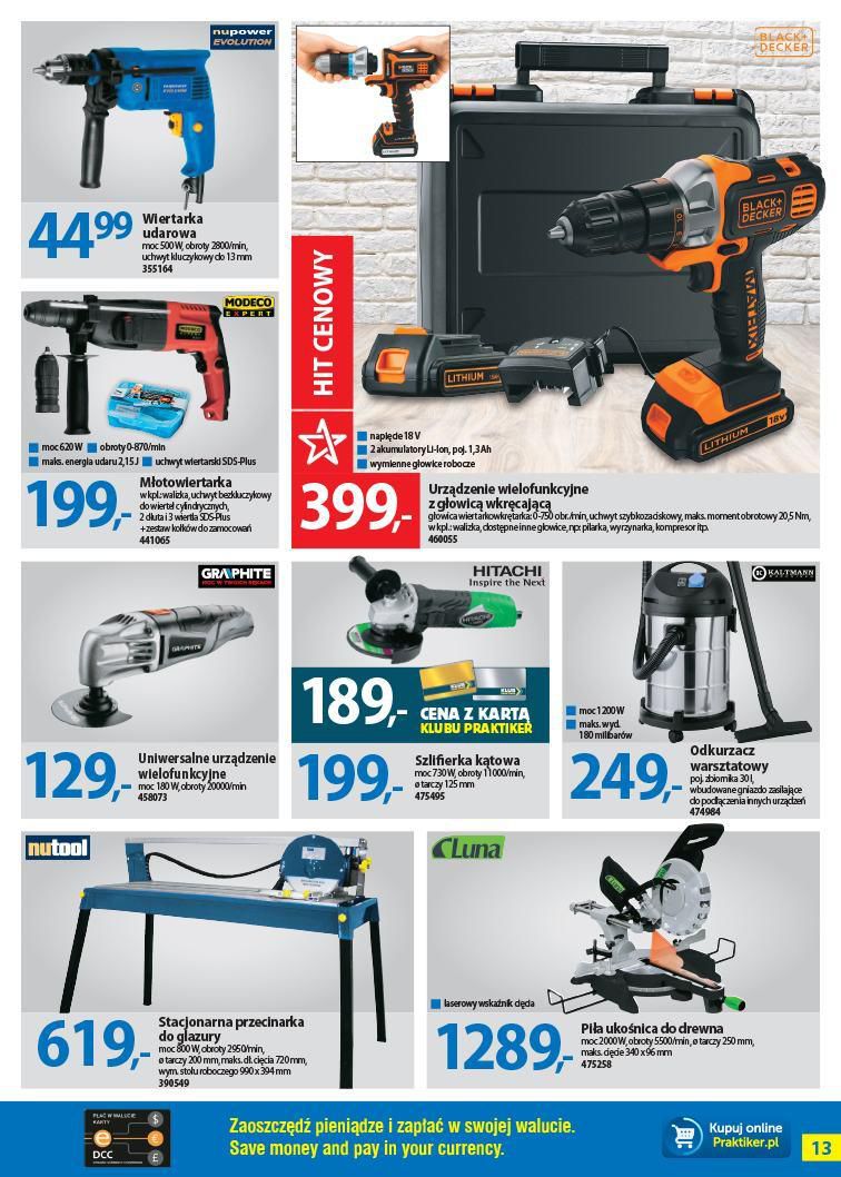 Gazetka promocyjna Praktiker str. 13